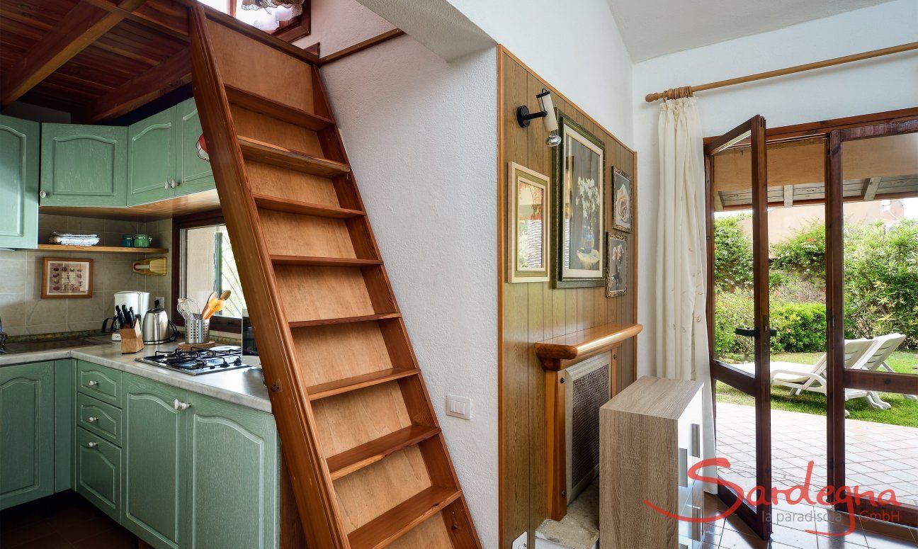 Villa Mare Turagri | Living room, kitchen, stairs Living room, kitchen, stairs