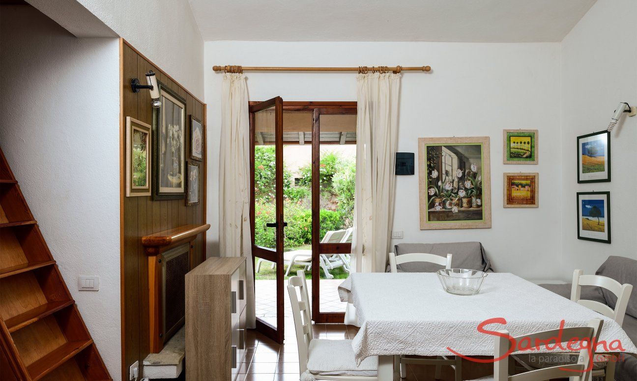 Villa Mare Turagri | Living room with terrace access Living room with terrace access