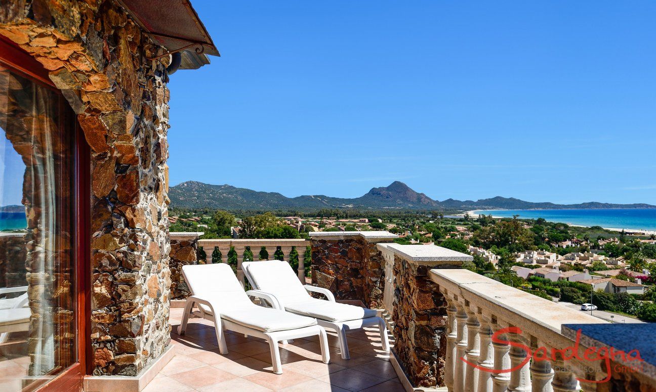 Apartment Castededdu 1 | Breathtaking sea view from the terrace Castededdu 1