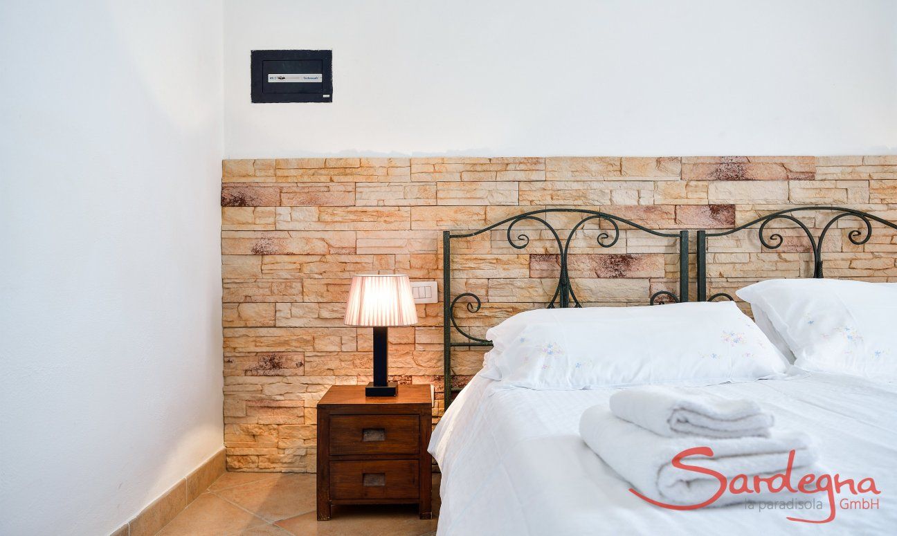 Apartment Castededdu 1 | Stylish bedroom 1 with double sized bed Stylish bedroom 1 with double sized bed