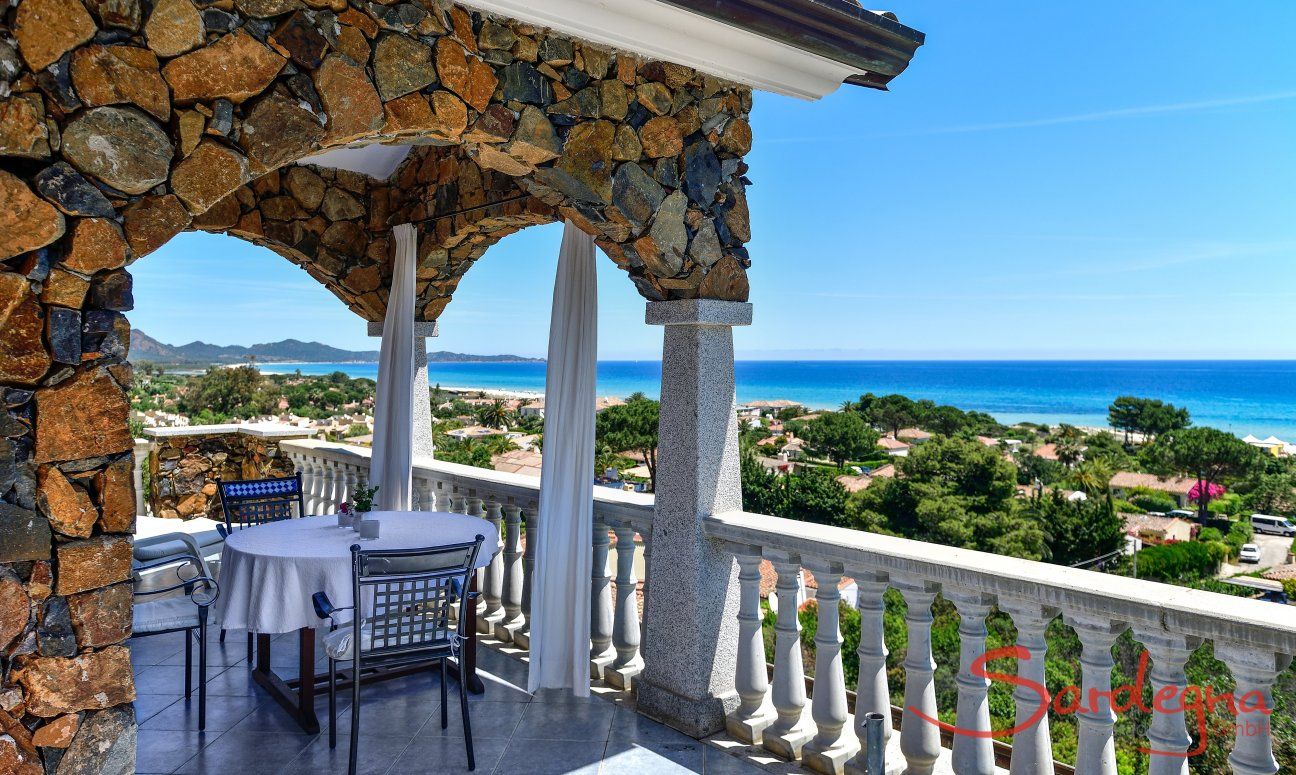 Apartment Castededdu 5 | Terrace with a stunning sea view Terrace with a stunning sea view