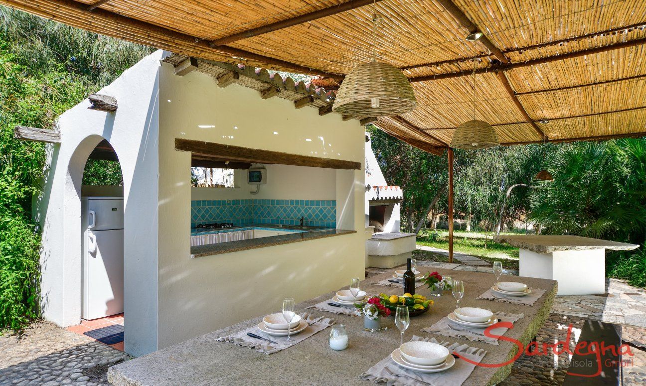 Zelt-Lodge Orri 1 | Beautiful outside kitchen New Pictures 2018