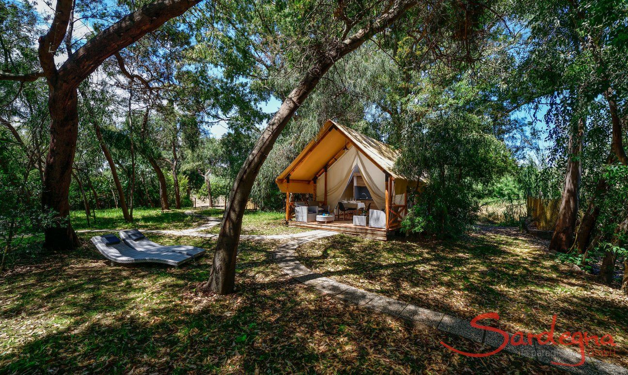 Zelt-Lodge Orri 2 | Position in nature with a garden (Example picture, actual photos will be published in spring) New Pictures 2018