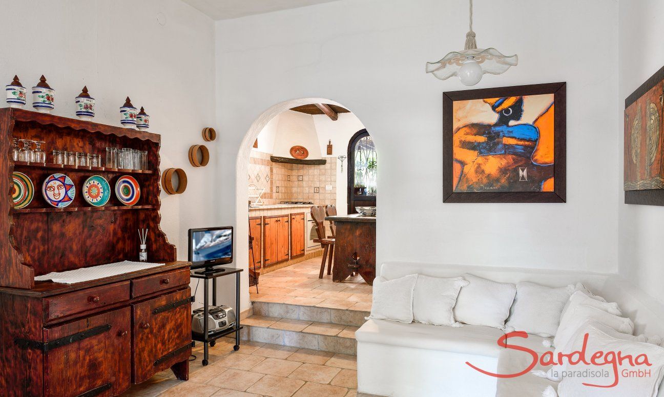 Villa Liliana | Seating corner and kitchen Seating corner and kitchen