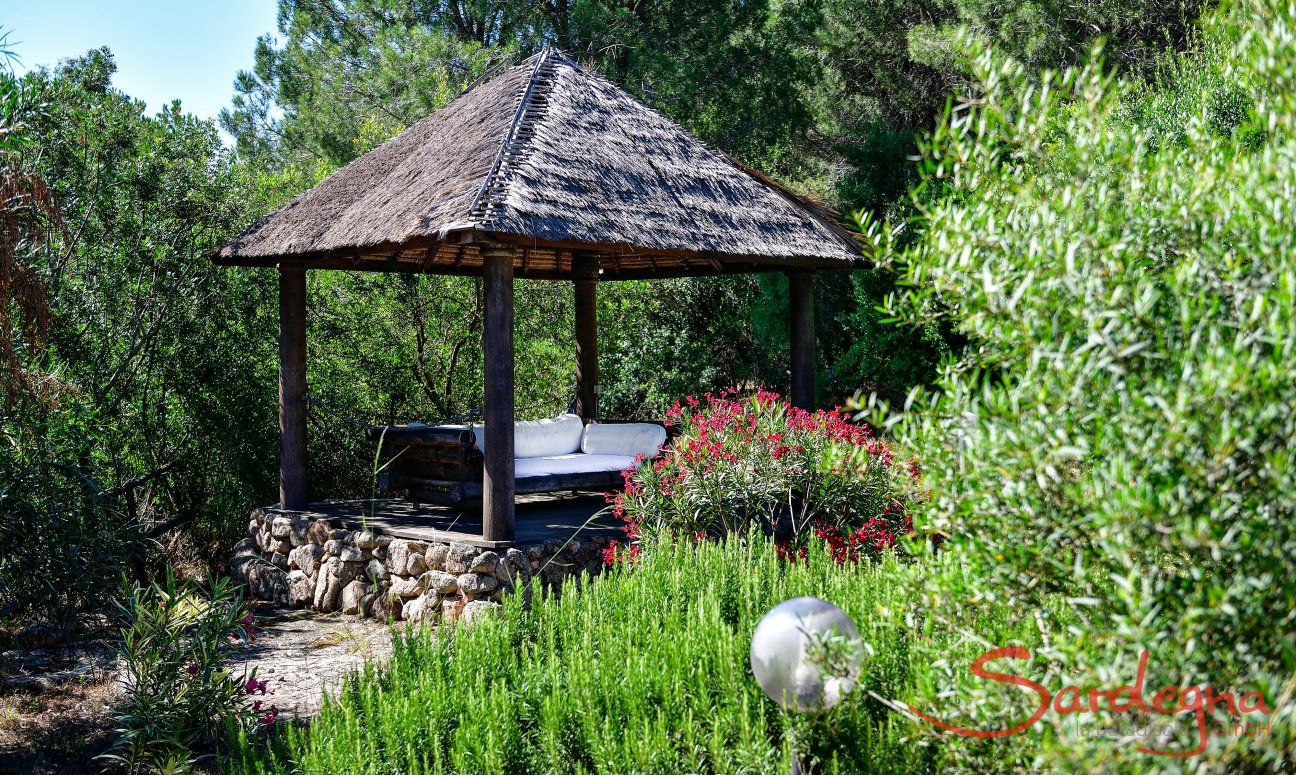 Gazebo in the garden, perfect for relaxing 