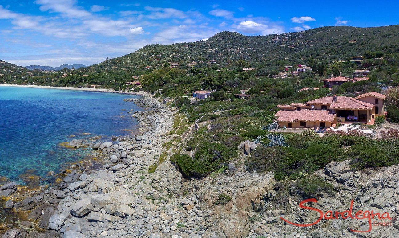 Aerial view of Villa delle Stelle