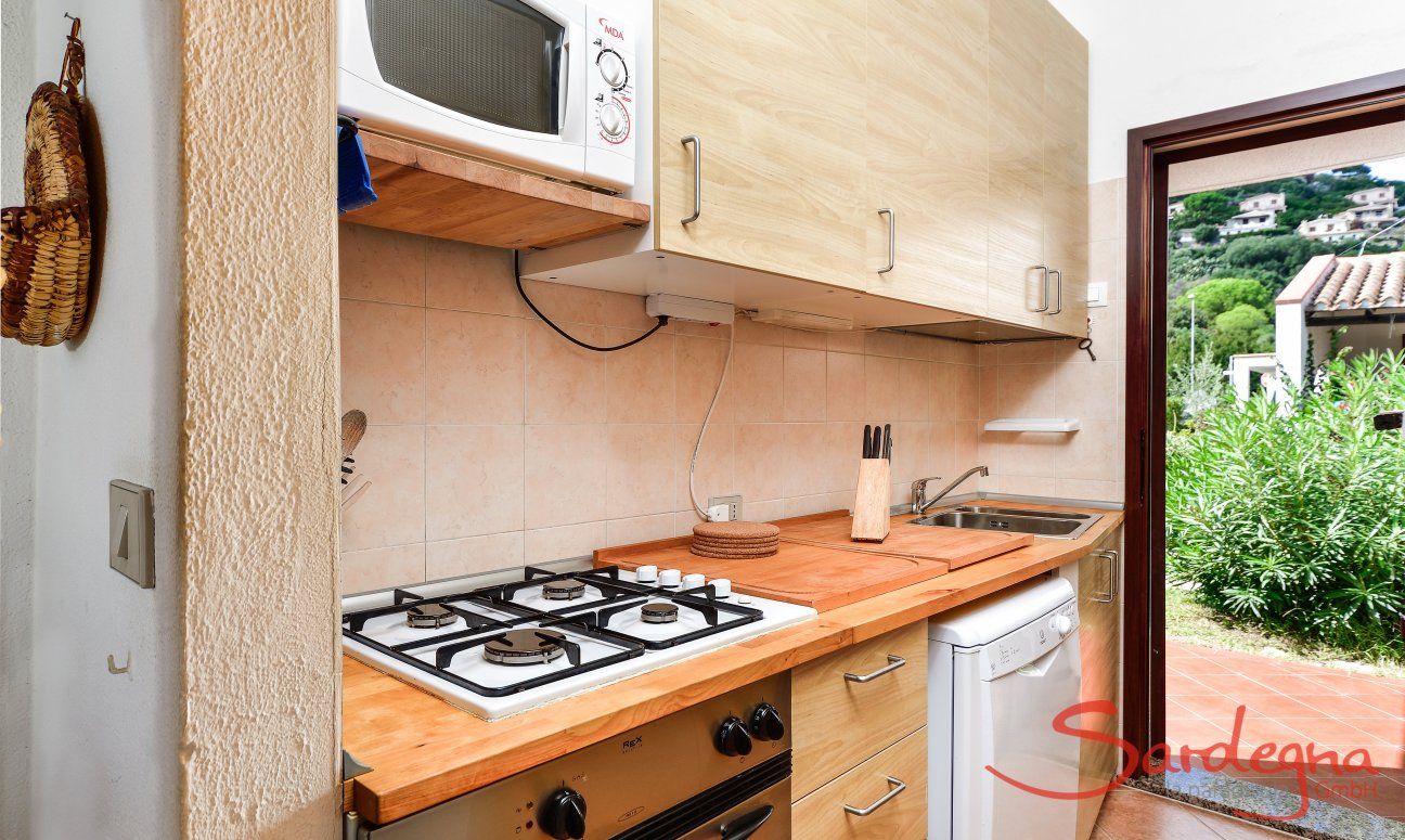 Kitchen with garden access