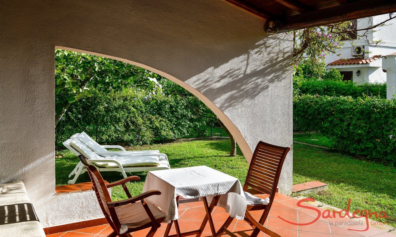 Villa Vela | Terrace with garden view Terrace with garden view
