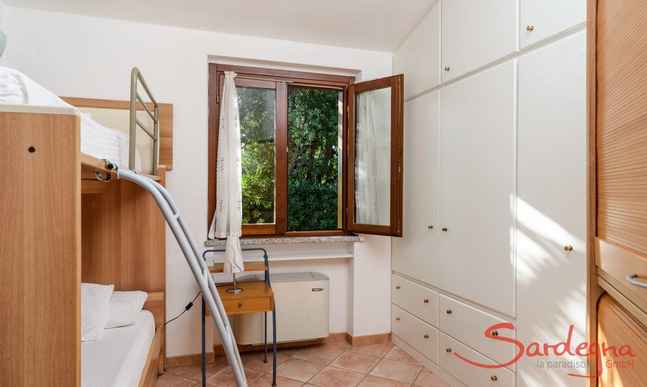 Villa Zoello 10 | Bedroom 2 with storage space and bunk bed 2018 New Picture