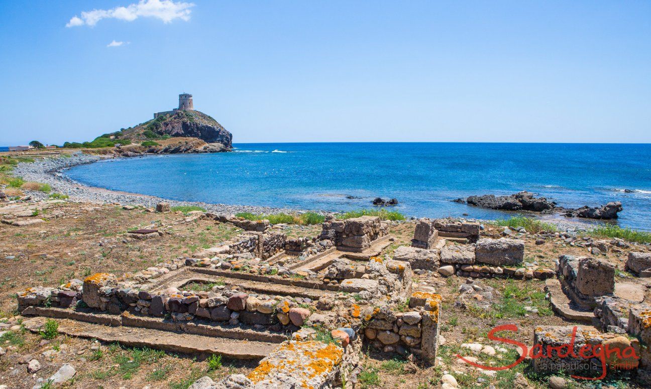 The archeological site of Nora is one of the most important ones in Sardinia