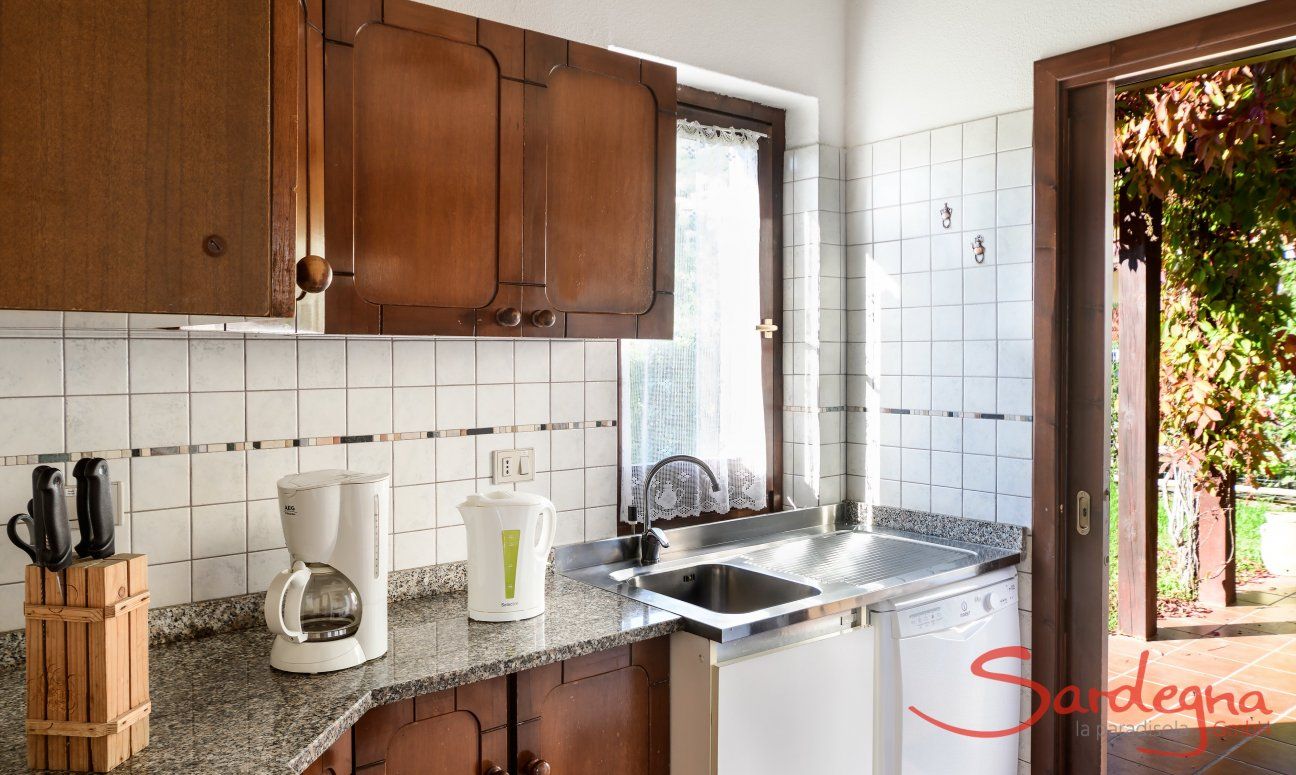 Kitchen with garden access