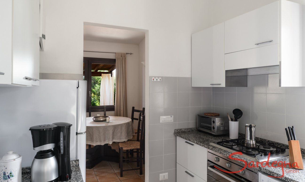 Kitchen with all essential devices 