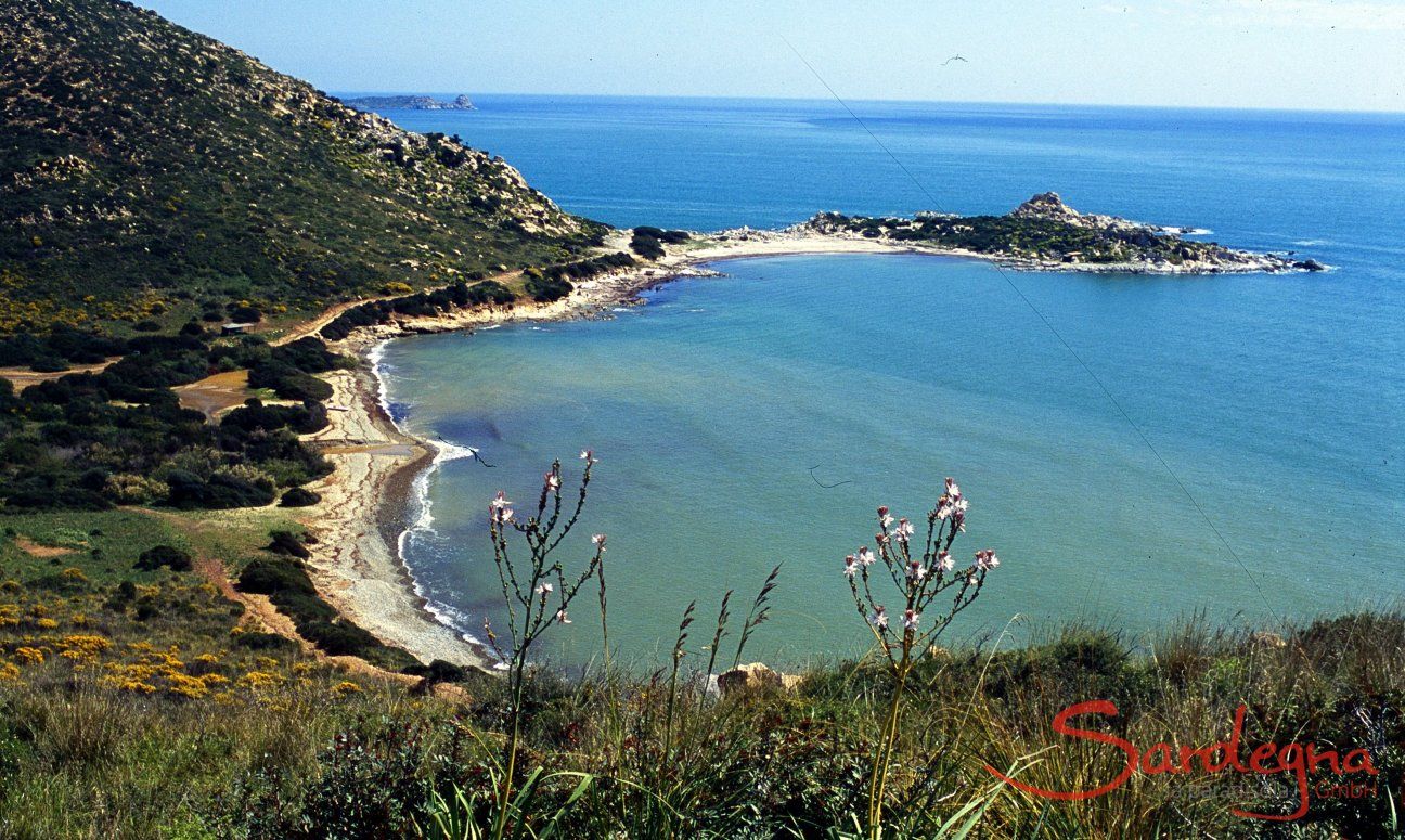 Punta Molentis, Villasimius, 26 km. away 