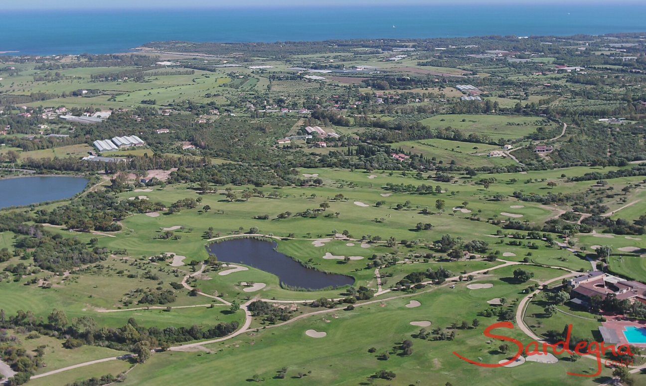 Golf Club Is Molas with 27 holes and sea view