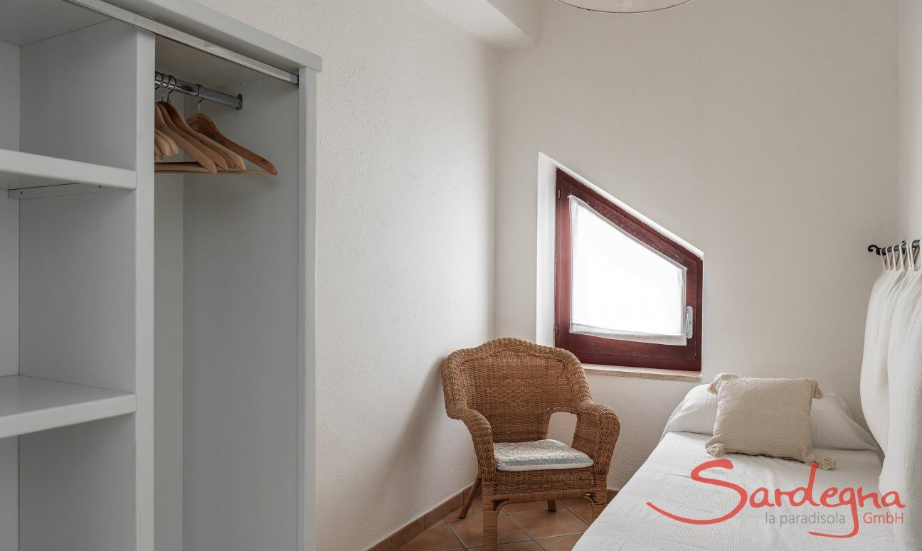 Apartment Orri 2 | Bedroom 3 with one single bed App. Orri 2, Tortoli, Eascoast Sardinia