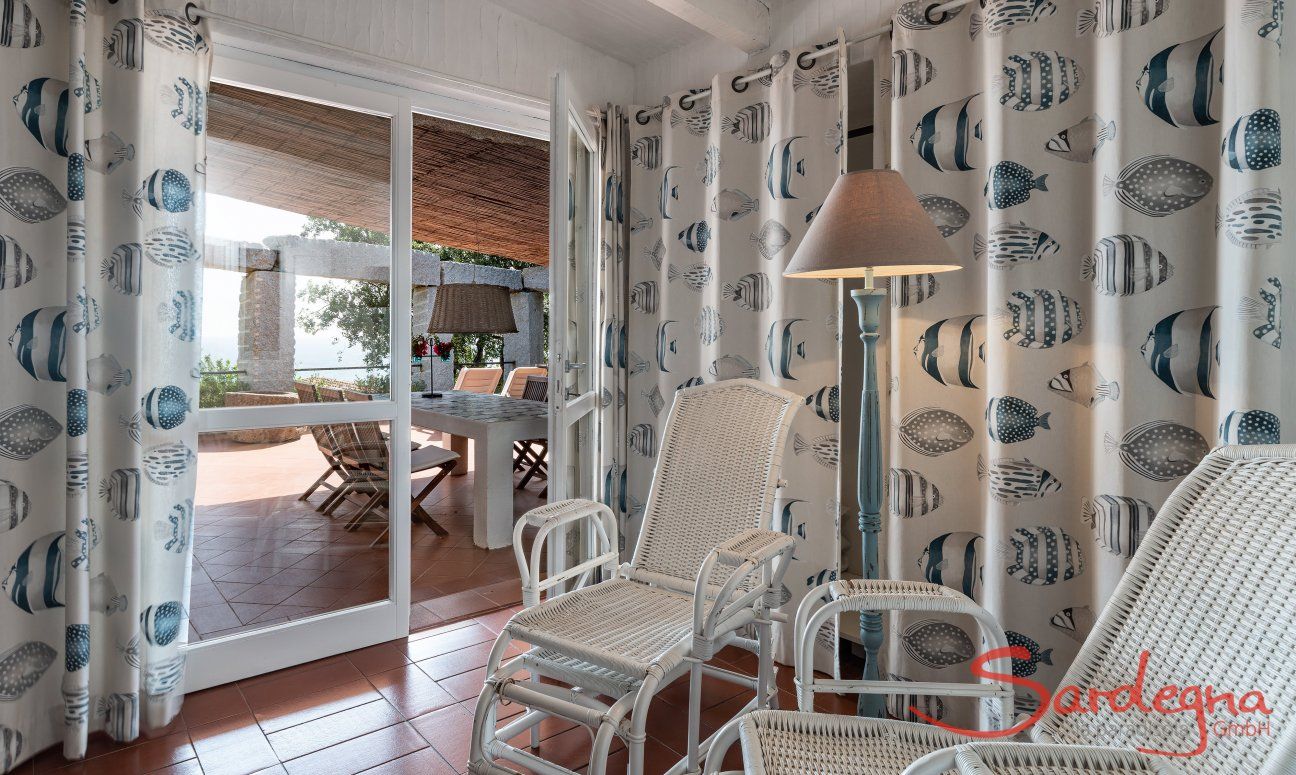 Casa 23 | Bedroom 1 has a big window door to the terrace Casa 23, Sant Elmo