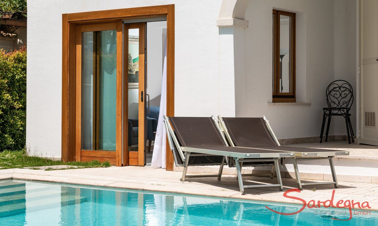 Villa del Campo | Pool right by the house Villa del Campo, Is Molas, Pula