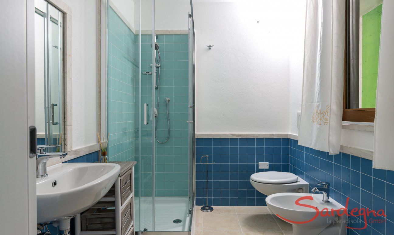 Villa del Campo | Bath 3 with shower on the basement floor Villa del Campo, Is Molas, Pula
