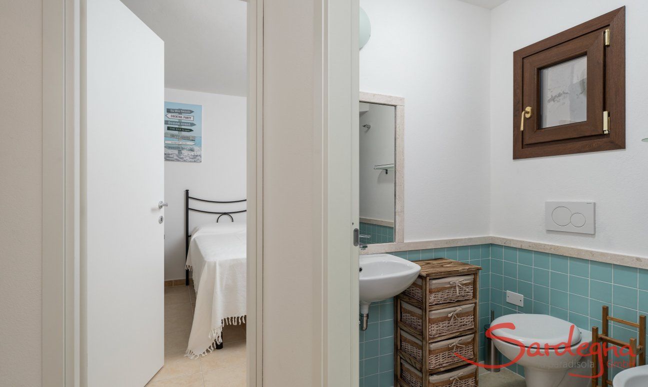 Villa del Campo | Bath 4 with shower on the basement floor Villa del Campo, Is Molas, Pula