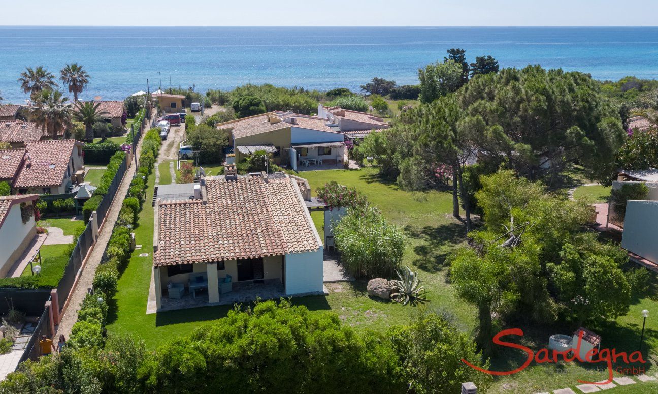 Air view, Villa Serena, Costa Rei