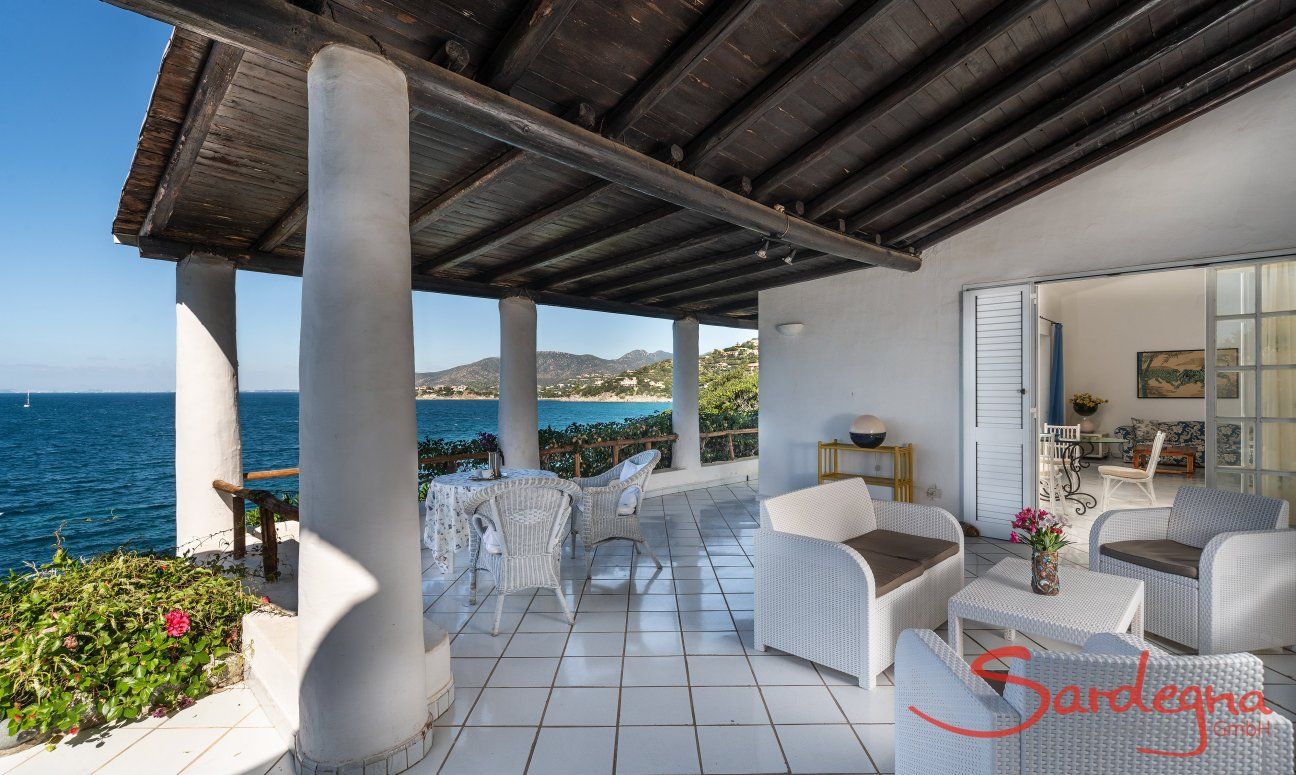 Villa Bella | Spacious terrace with sea view Terrace
