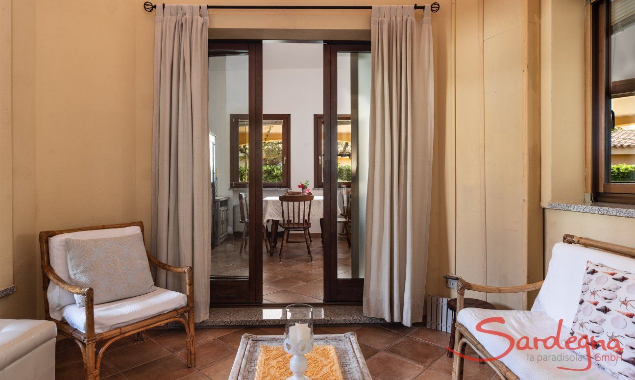 Villa Tiziana 11 | The inner court yard is furnished with a comfortable sofa thus becomes another living space Portrait of the house