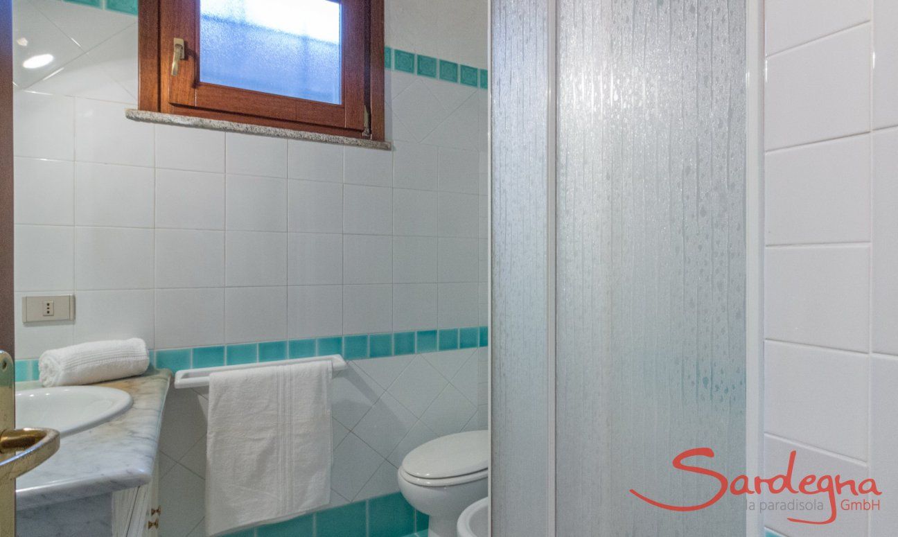 Villa Maestrale | Bath 2 downstairs with shower Villa Maestrale, Cala Ginepro, Olbia