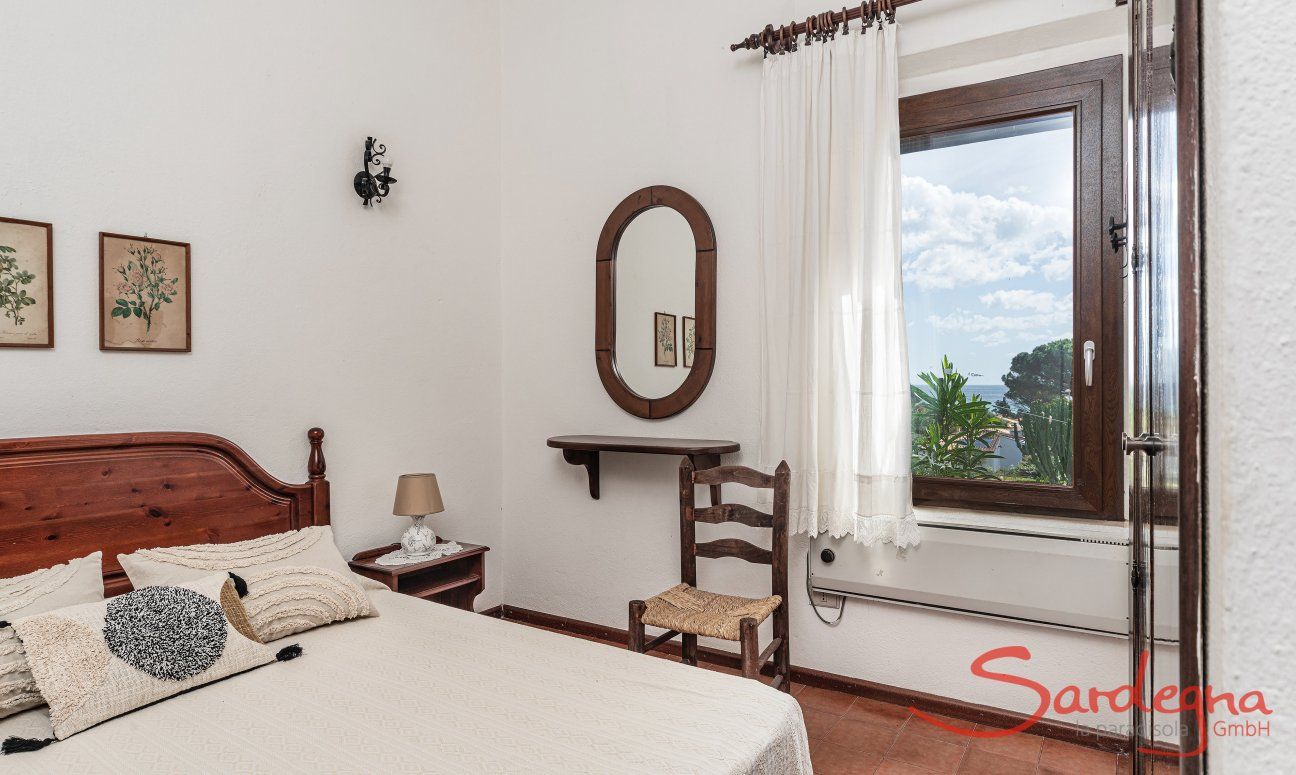 Villa Lentischio | Bedroom 2 with sea view New Picture
