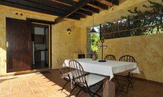 Casa Meloni 1 | Terrace with table to eat outside Terrace