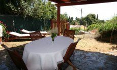 Apartment Castededdu 10 | Terrace with dining area outside Terrace with dining area outside