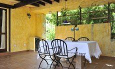Casa Meloni 2 | The terrace photographed with a view of the entrance Terrace