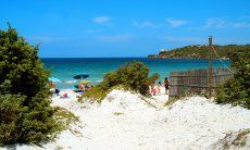 Beach Le Saline in Calasetta