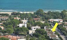 Villa Vela | Location of the villa at Costa Rei, really close to the beach Location of the villa at Costa Rei