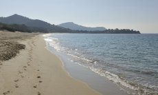 Morning on the beach of Geremeas