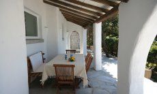 Villa Maria Mercedes | Covered terrace with a big dining table Terrace