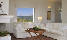 Villa Aquila Alta | Panorama window in the living area Sardinia