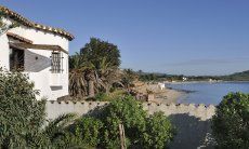 Villa Su Faru 1 | View of the house with sea and beach View from the terrace with sea and beach