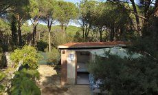 Villetta Pino | Parking and entranco of the little house Villetta Pino