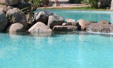 Pool with granite rocks Li Conchi, Cala Sinzias