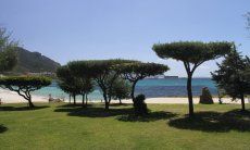 Sea in front of the house