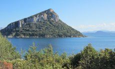 View from Golfo Aranci towards the isle of Figarolo, 20 miles from Olbia