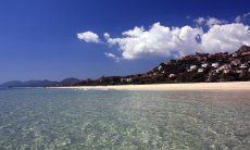 Crystal clear and transparent water