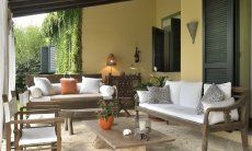 Villa Ulivi 12 | Loungearea on the terrace with inique pieces of furniture Lounge outside