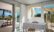 Villa Caterina | Dining room with big panoramic windows Dining room