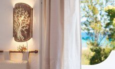 Apartment Orri 3 | View on the sea from bedroom 1 on the secondo floor Bedroom 2, Detail