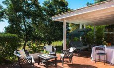 Apartment Orri 1 | Partially roofed terrace and garden App. Orri 1