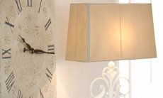 Li Conchi 29 | Furniture details in shabby stile Big clock in shabby stile and lamp