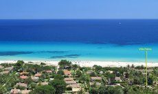 Villa Palme | Position of the house close to the beach Locationplan of the villa