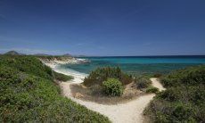 Way to the beach of  Sant Elmo