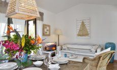 Villa Campidano 7 | Dining table in the living area of the villa Dining